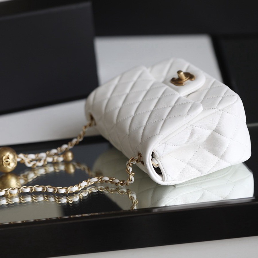 CF 23S 金球方胖子 羊皮 白色 金扣_4