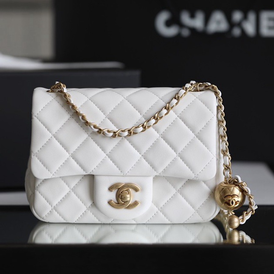 CF 23S 金球方胖子 羊皮 白色 金扣_1