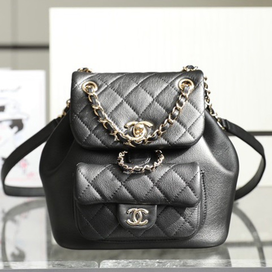 23C Duma雙肩包 黑色 小號