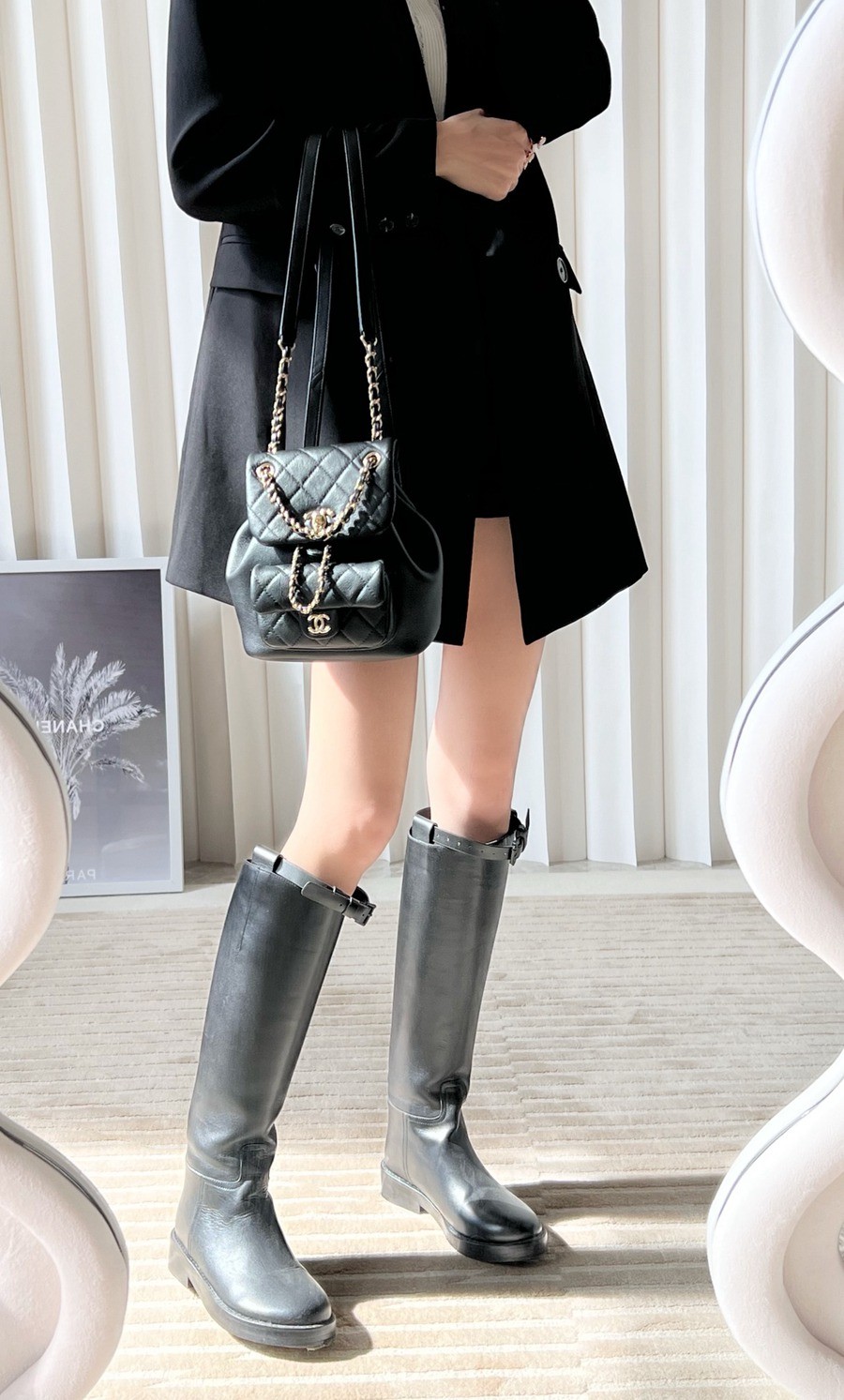 23C Duma雙肩包 黑色 小號_9