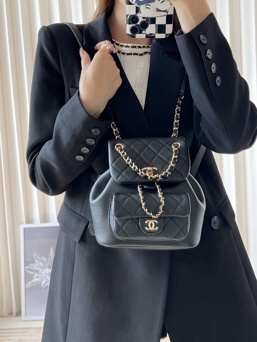 23C Duma雙肩包 黑色 小號_14