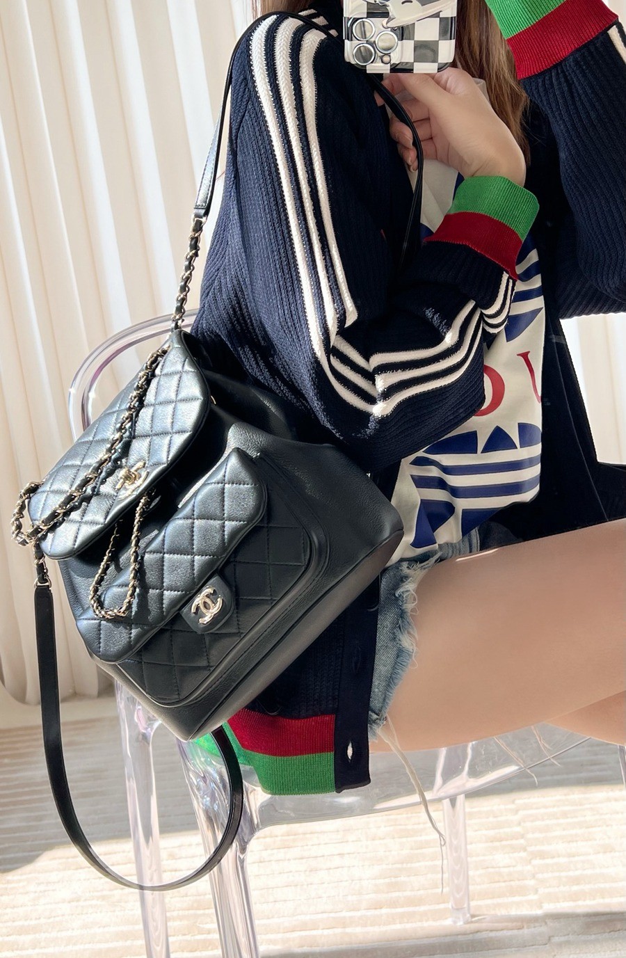 23C Duma雙肩包 黑色 大號_15