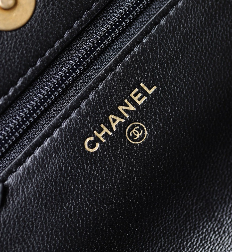 19 WOC 小羊皮 黑色 金扣_7