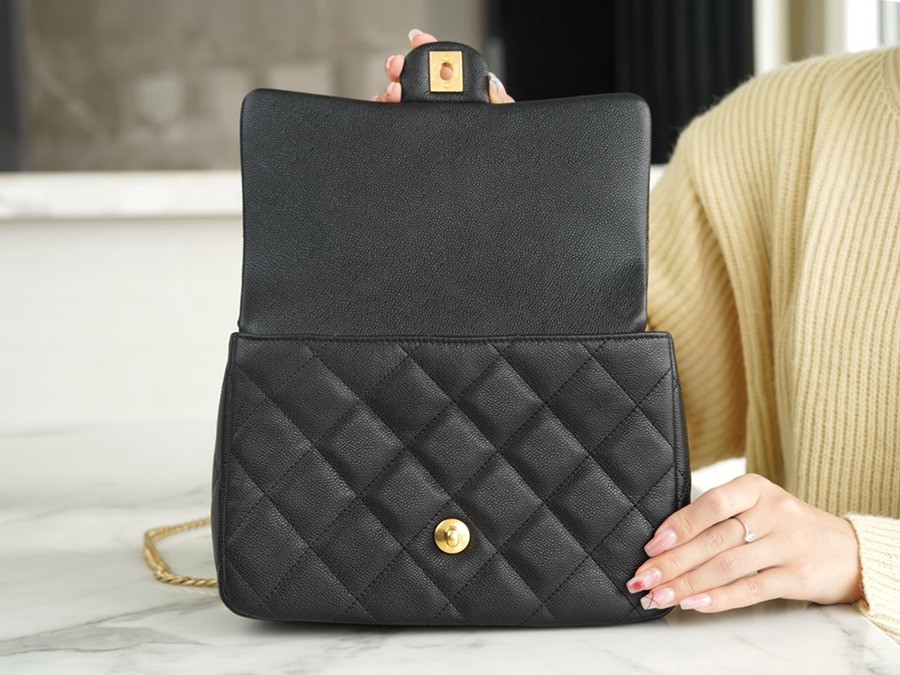 23P 愛心調節扣 黑色金扣 大號荔枝紋牛皮_4