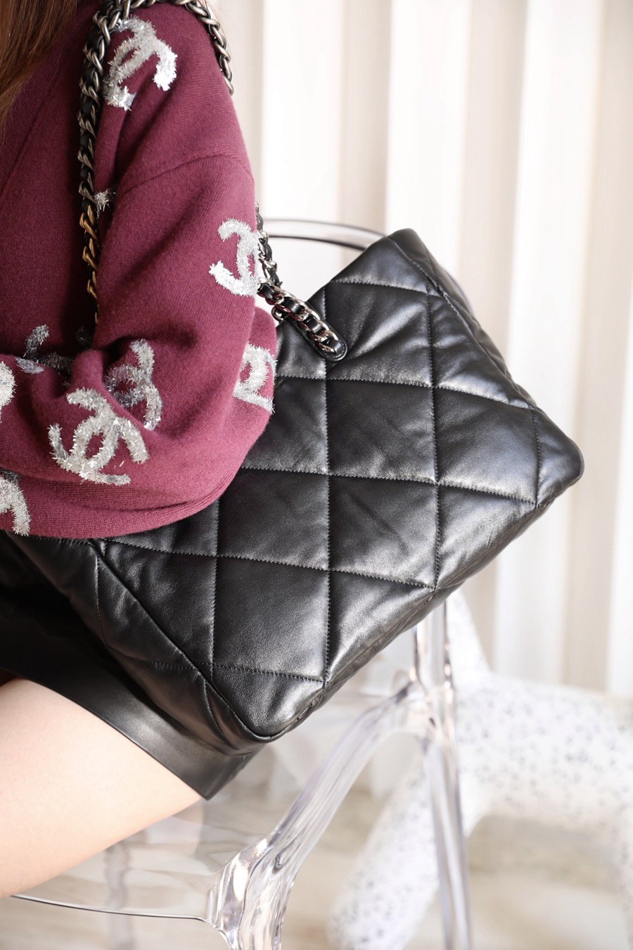 小香 22k秋冬系列 橫款購物袋_16