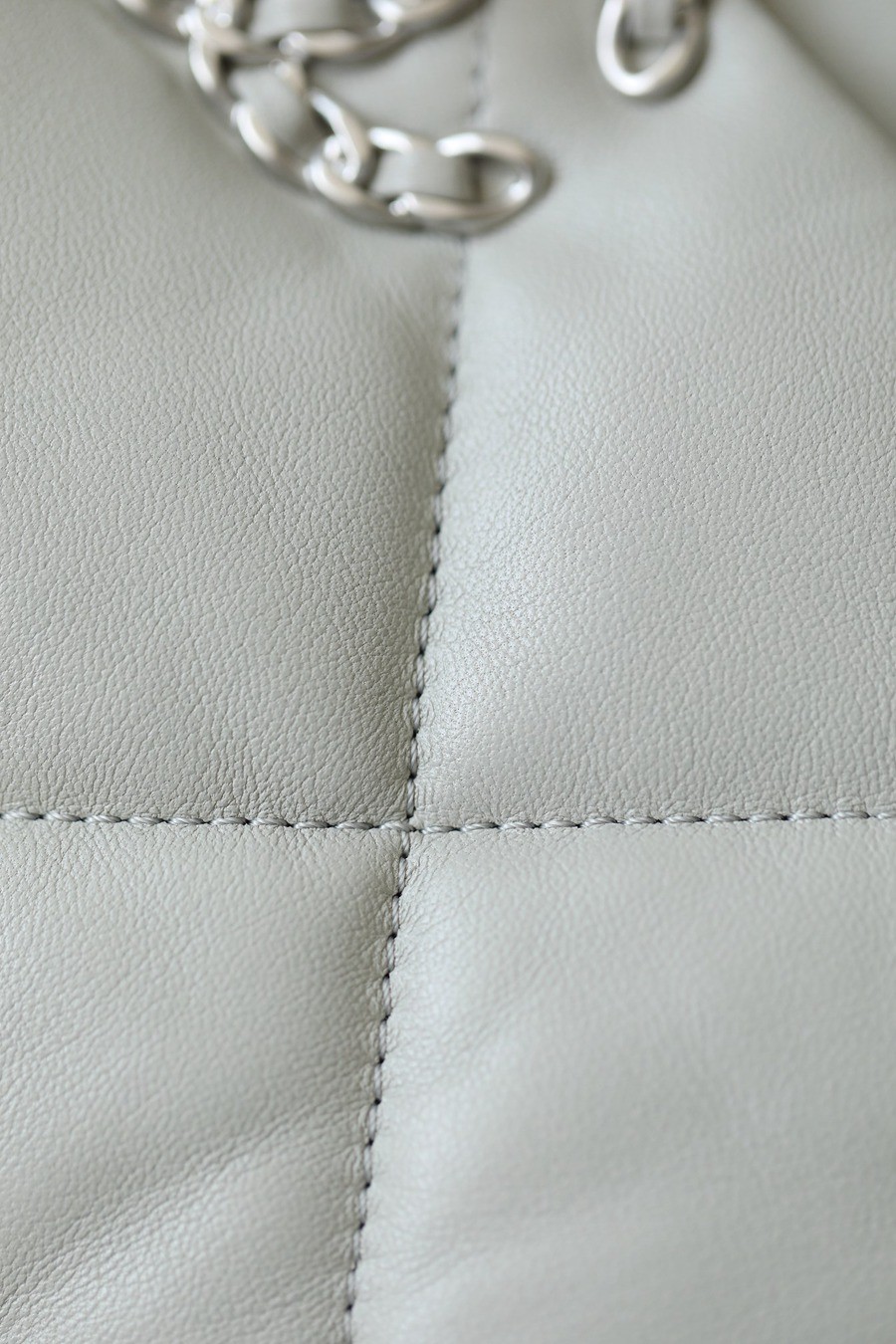 19Bag 白色 銀扣 26CM_6