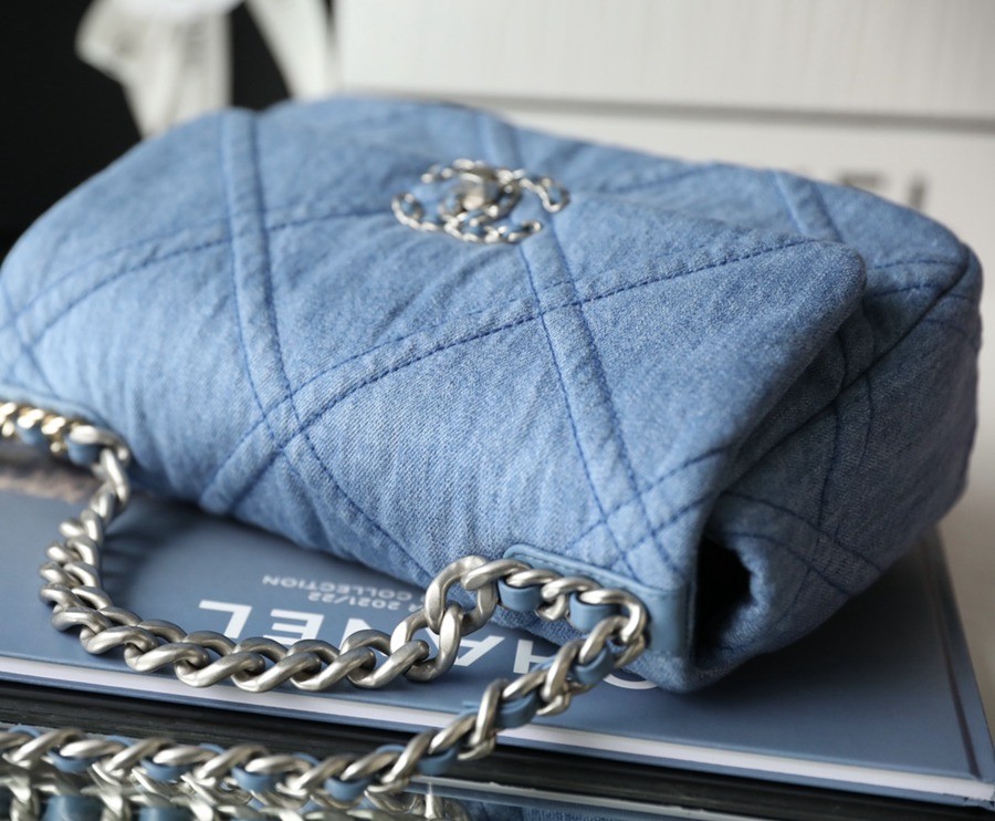 19Bag 丹寧牛仔 淺色 26CM_4