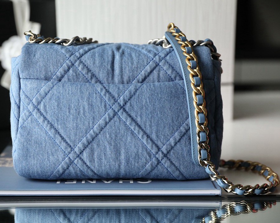 19Bag 丹寧牛仔 淺色 26CM_3