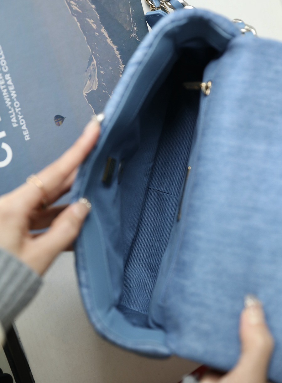 19Bag 丹寧牛仔 淺色 26CM_6