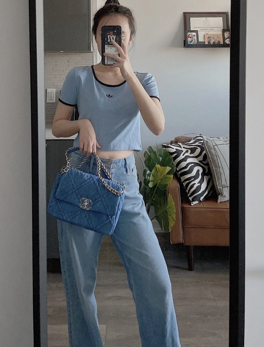 19Bag 丹寧牛仔 淺色 26CM_11