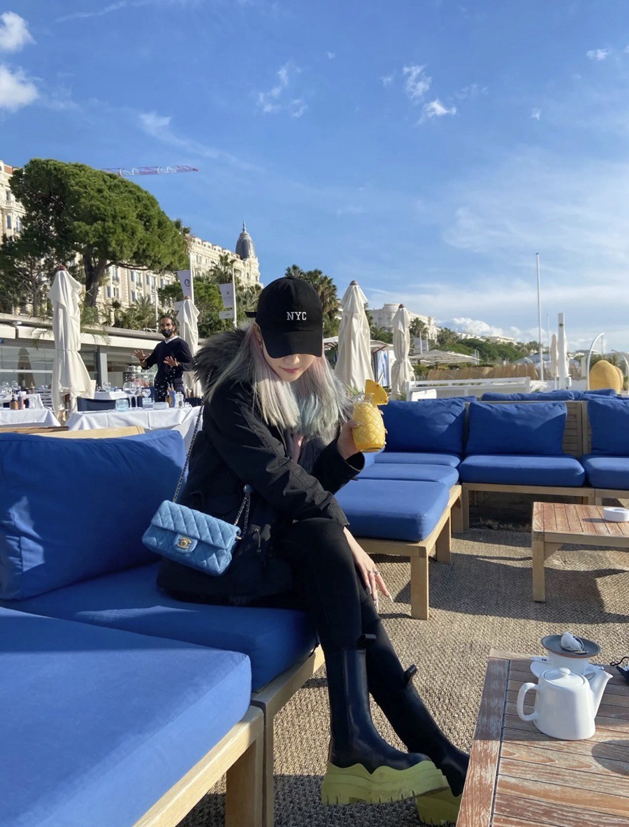 CF 經典款 金球 Mini 牛仔藍 金扣_11