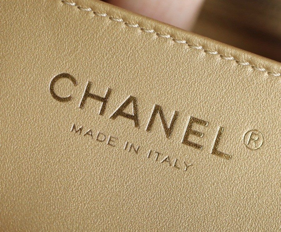 CF 經典款 金球 Mini 羊皮 粉色 金扣_8