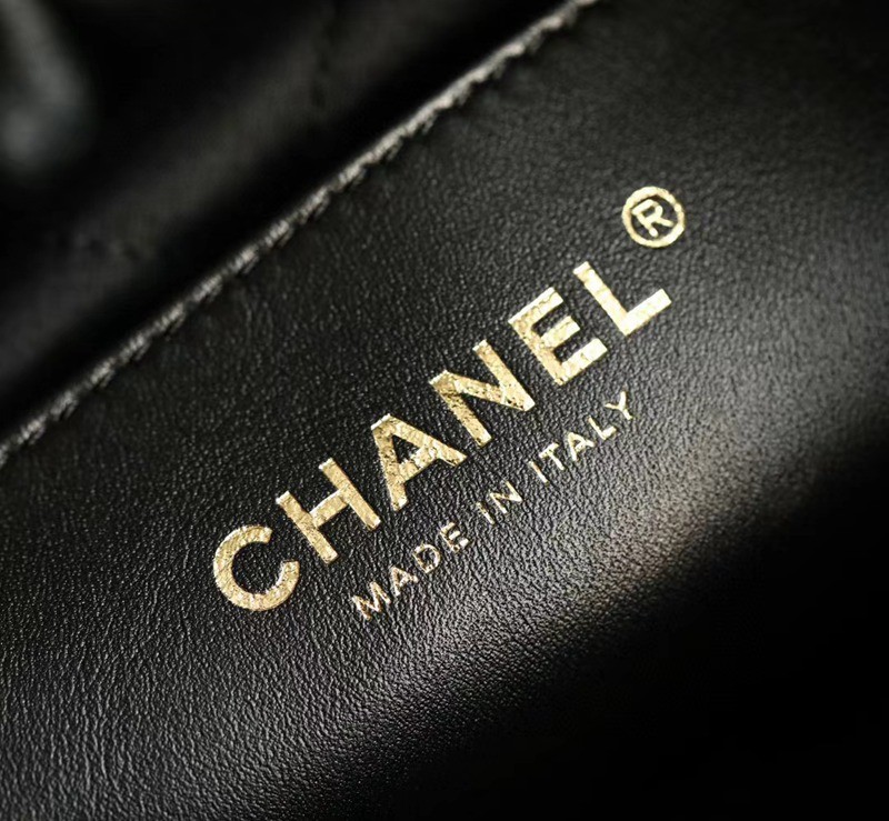 22Bag mini 珠鏈條 黑色_5