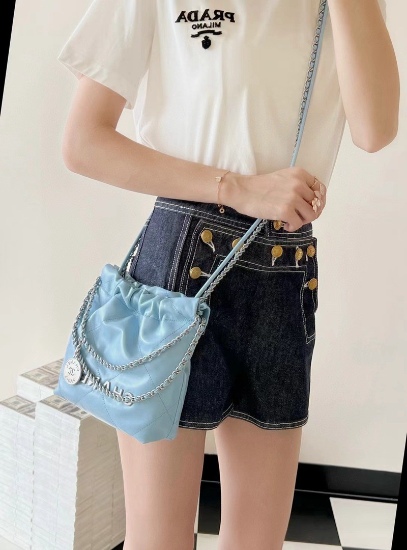 22Bag mini 藍銀_13