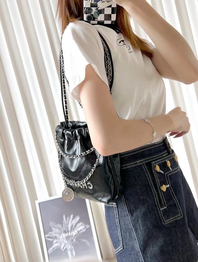 22Bag mini 黑銀_10