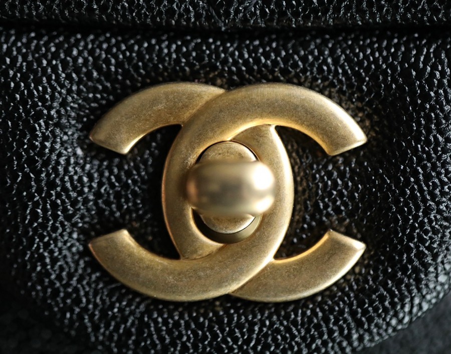 CF Mini handle 牛皮 黑色 金扣_10