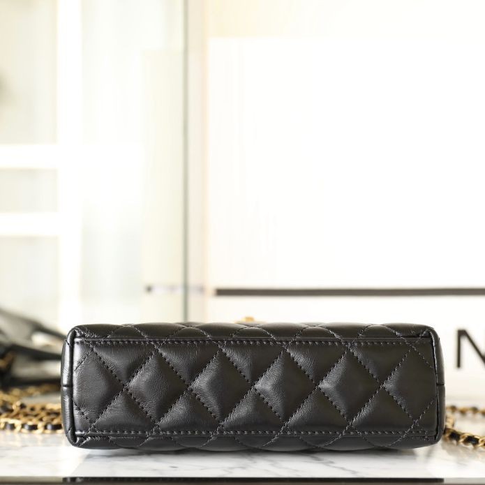 小香 23K系列 Kelly 手提鏈條包大號 黑色_5