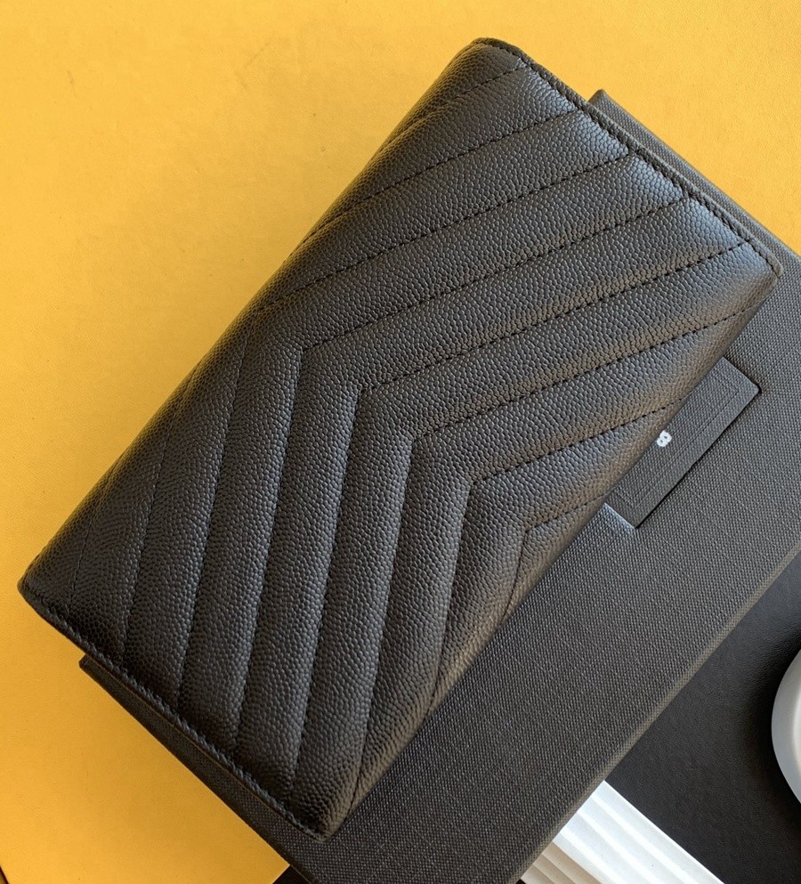 Y家 魚子醬牛皮 信封長夾_2