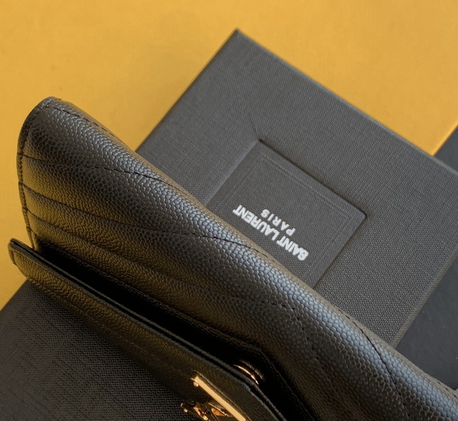 Y家 魚子醬牛皮 信封長夾_6