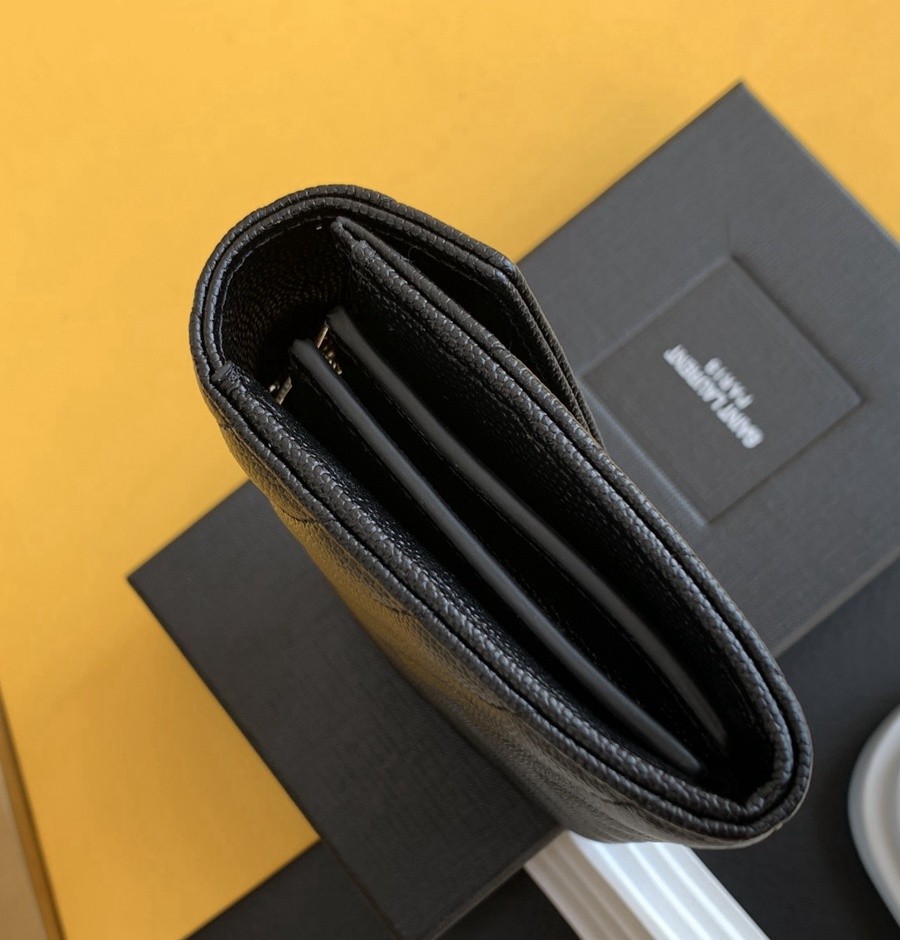 Y家 魚子醬牛皮 信封長夾_4