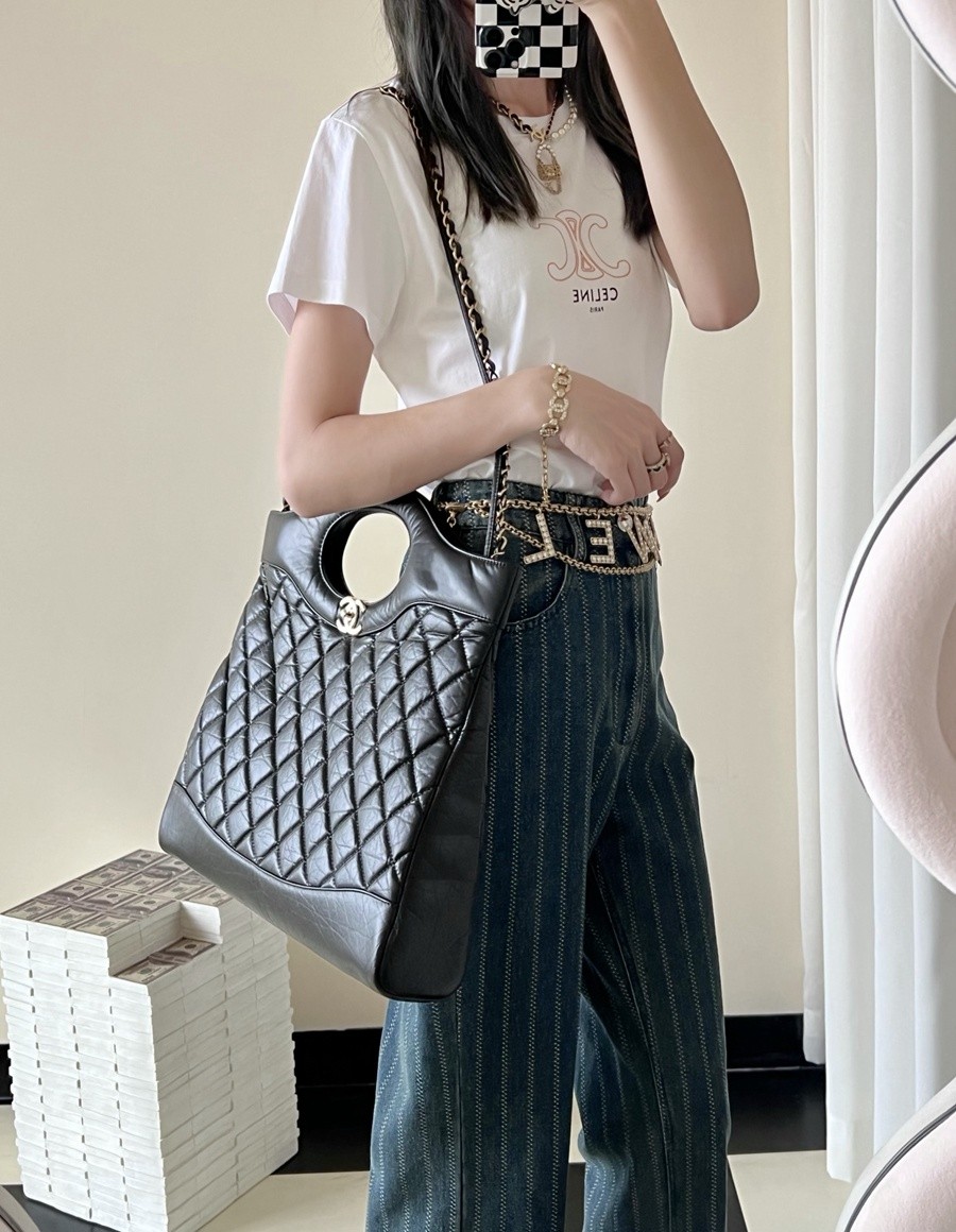 小香 23A 31Bag購物袋 黑色 大號_17