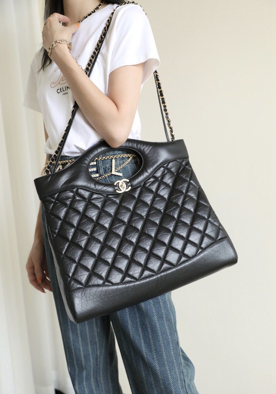 小香 23A 31Bag購物袋 黑色 大號_22