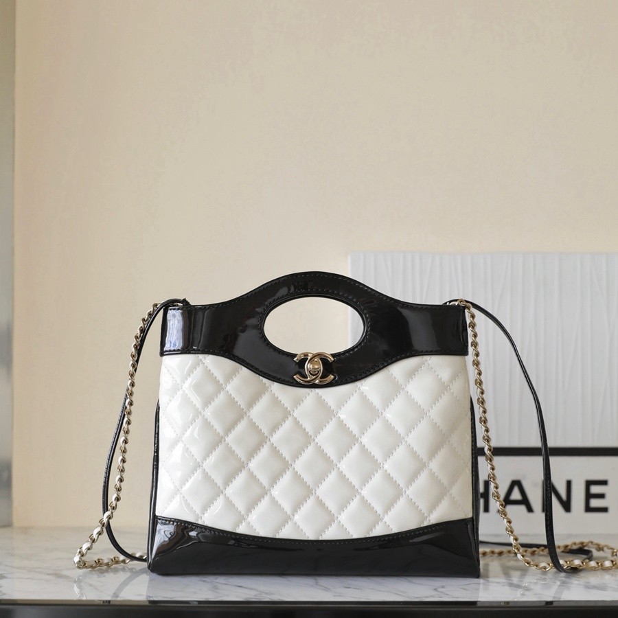 小香 23A 迷你31Bag購物袋 黑/白_9