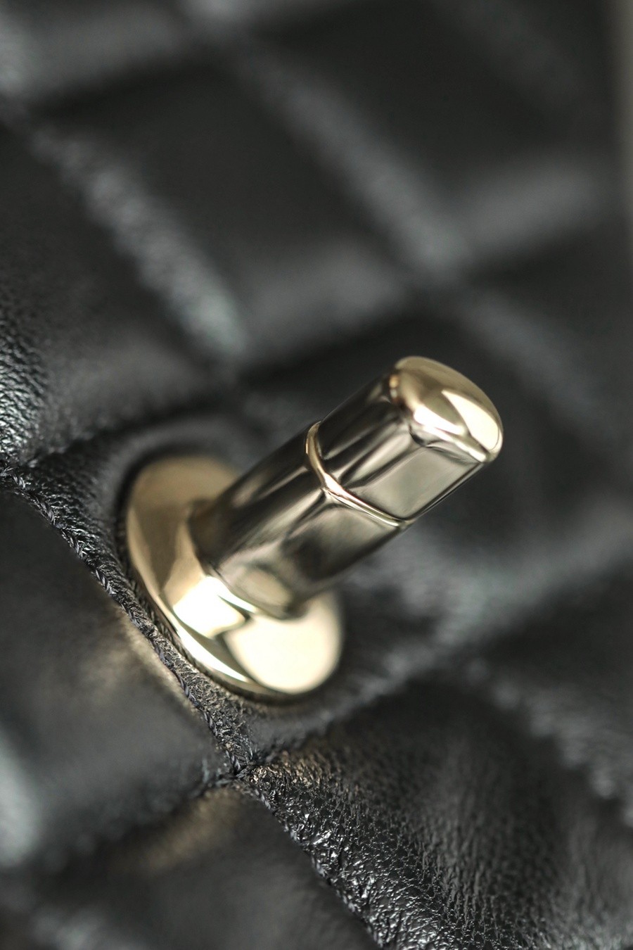 小香 23A 水鑽手提口蓋包 黑色mini_11