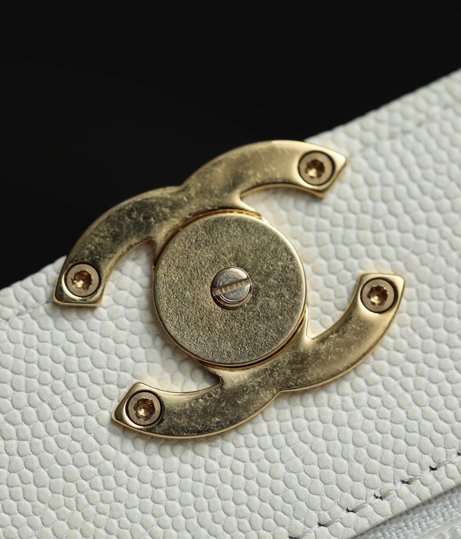 小香 22K秋冬 手提鏈條WOC 白色_13