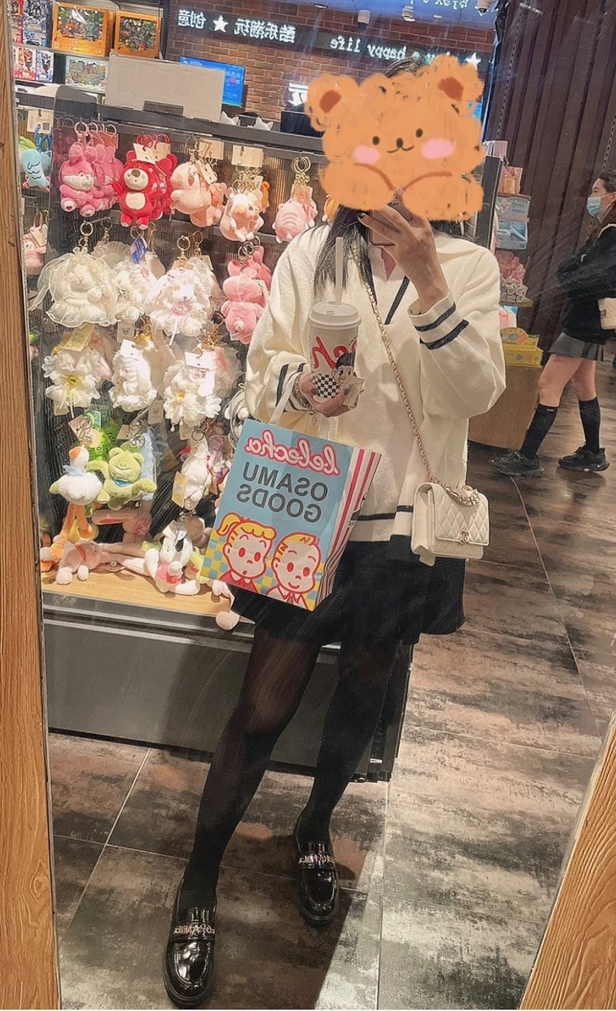 小香 22K秋冬 手提鏈條WOC 白色_21