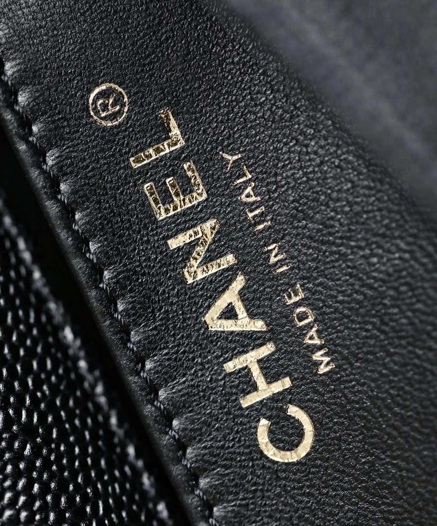 小香 23S春夏 蝴蝶結鏈條風琴錢包 黑色_15