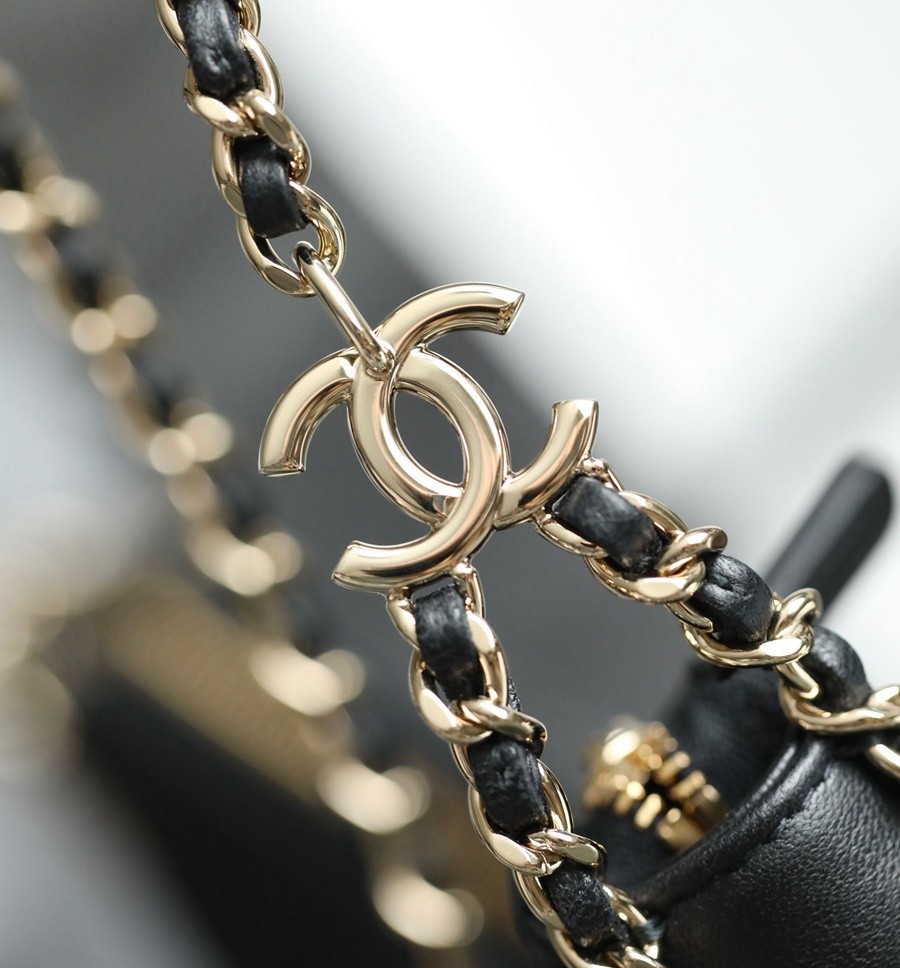 小香 23P春夏半月包/流浪Hobo 黑色 小號_17