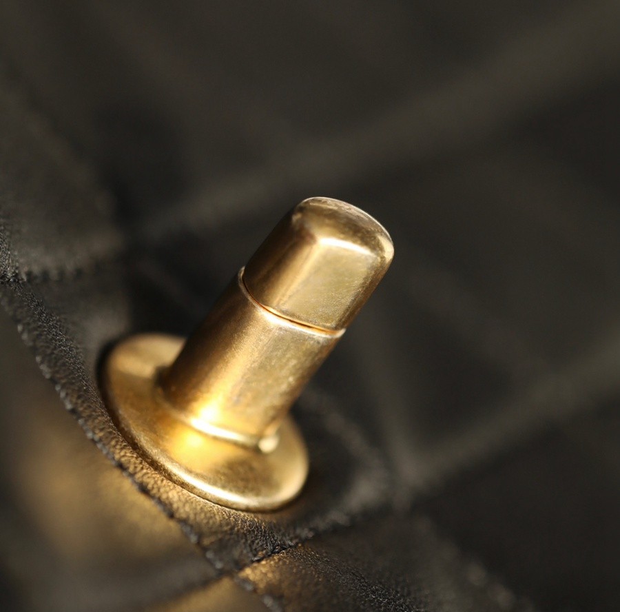 小香 23P系列 字母鏈條口蓋包 黑色小號_13