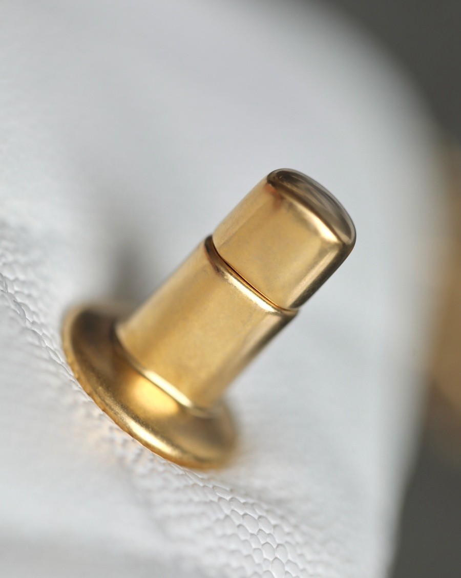 退貨商品無無包裝 小香 23P系列 愛心扣口蓋包 白色中號_12