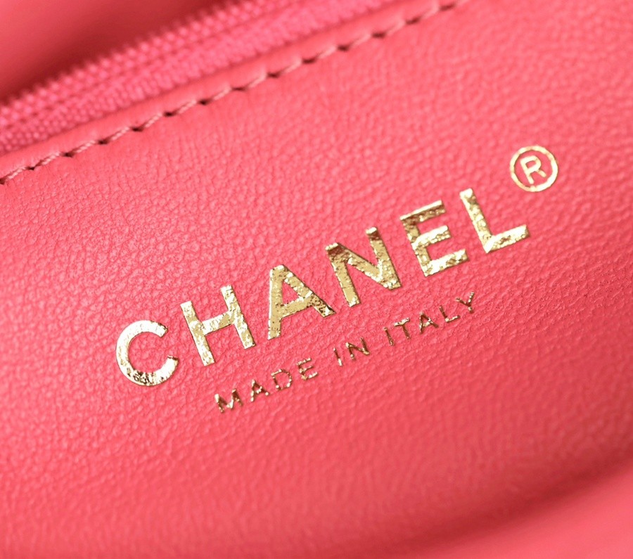 小香 23P系列愛心扣口蓋包 深粉中號_8