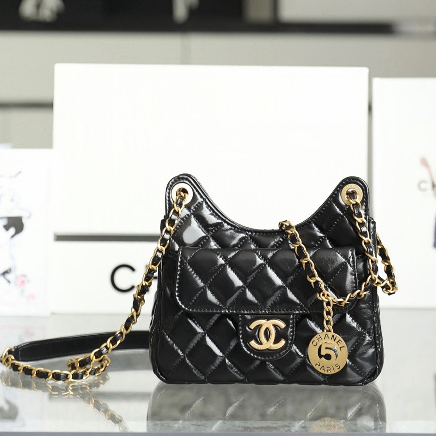 天貓精靈  Hobo流浪包 小號黑色 （退貨商品）_1