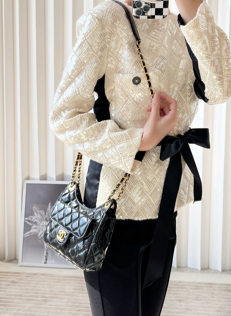 天貓精靈  Hobo流浪包 小號黑色 （退貨商品）_17