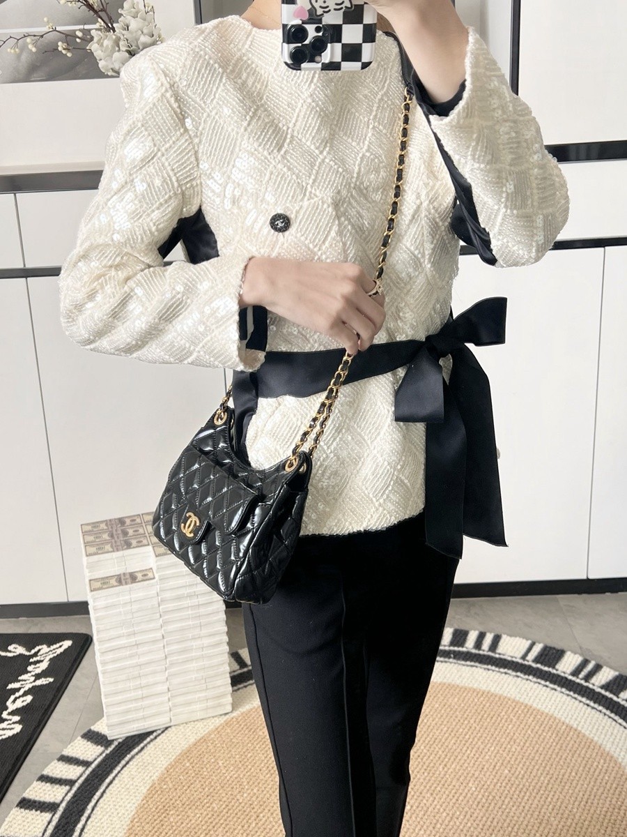 天貓精靈  Hobo流浪包 小號黑色 （退貨商品）_23