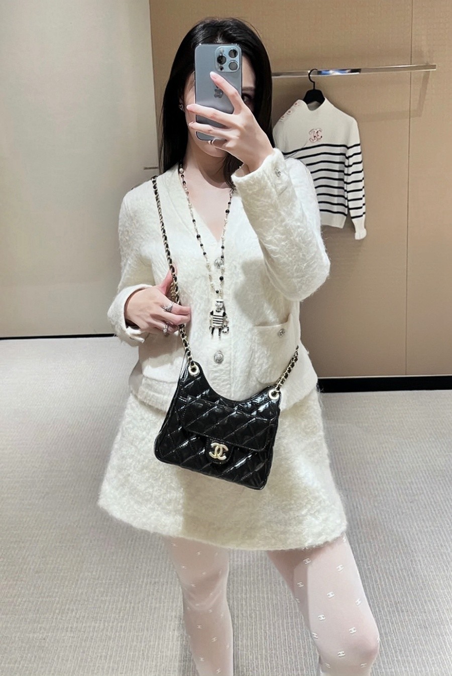 天貓精靈  Hobo流浪包 小號黑色 （退貨商品）_25