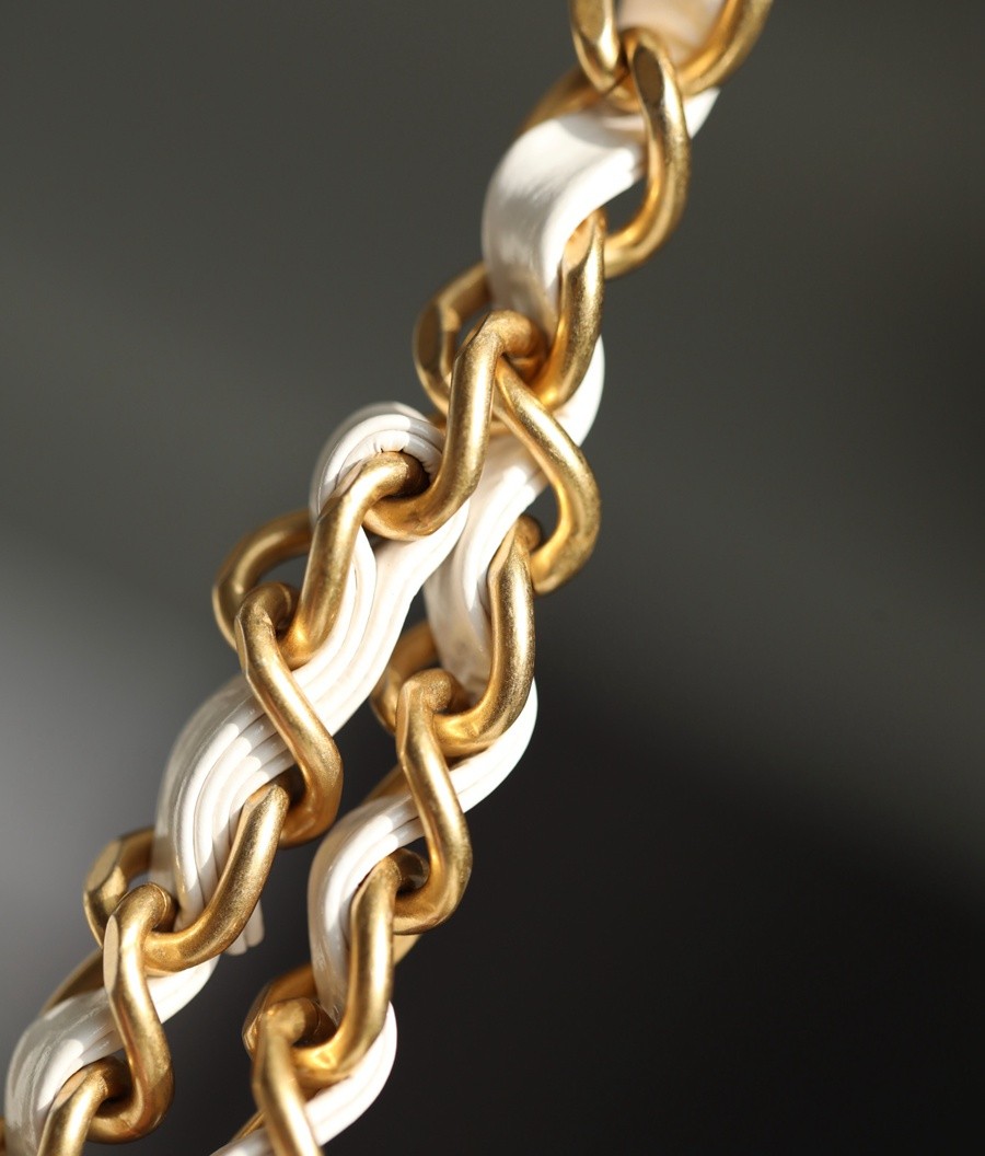 小香 23C早春油蠟皮天貓精靈 Hobo流浪包 小號白色_10