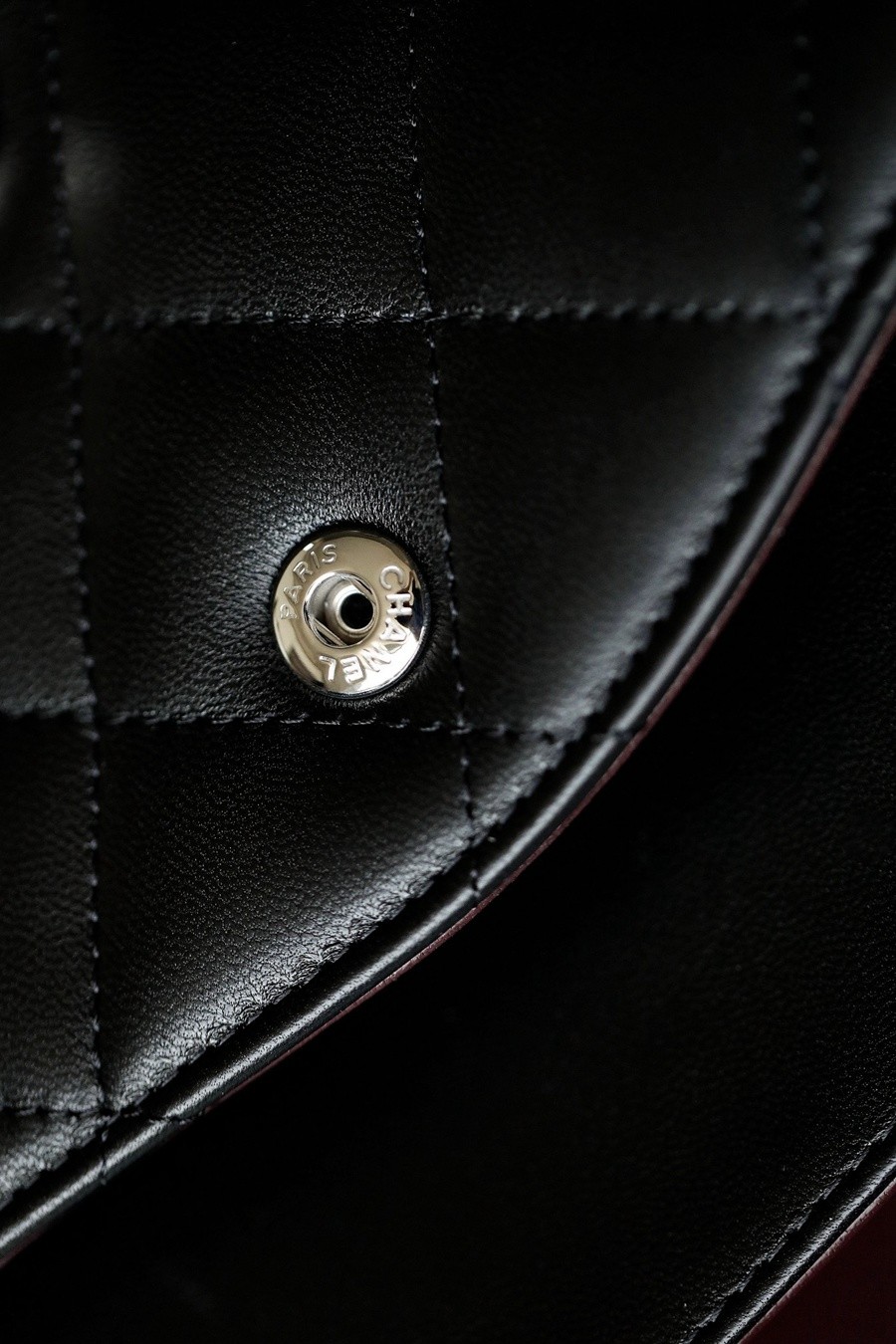 小香 cf30 羊皮黑色 銀扣_11