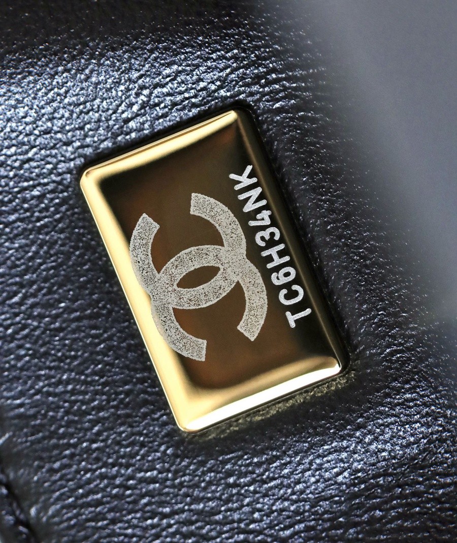 小香 Leboy  荔枝紋牛皮 mini 黑金_15