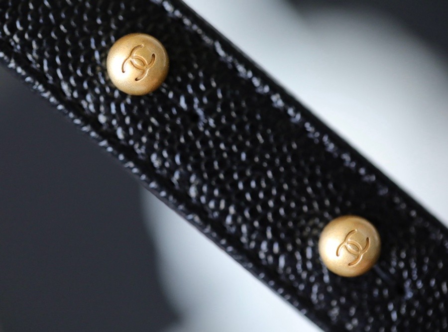 小香 Leboy  荔枝紋牛皮 mini 黑金_16