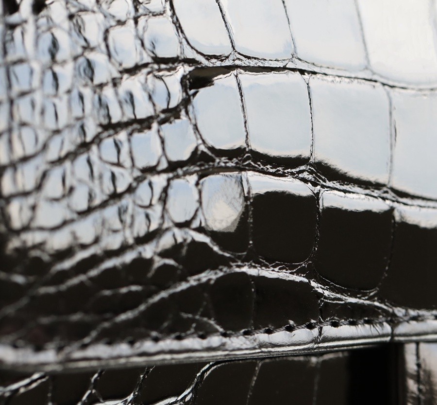 小香 CF大mini 美洲鱷稀有皮 黑銀_2