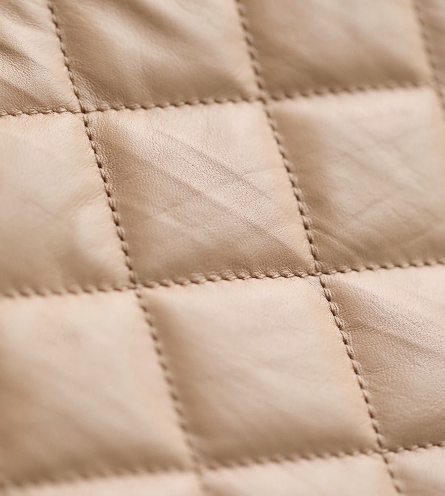 小香 19 Hobo腋下包 褶皺牛皮 杏色 大號_7