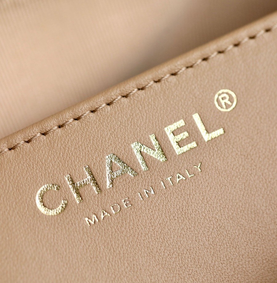 小香 19 Hobo腋下包 褶皺牛皮 杏色 大號_8