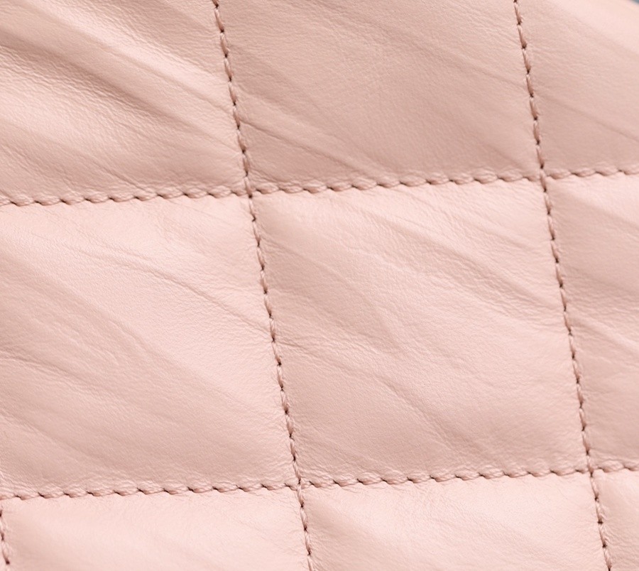 小香 19 Hobo腋下包 褶皺牛皮 粉色 大號_6