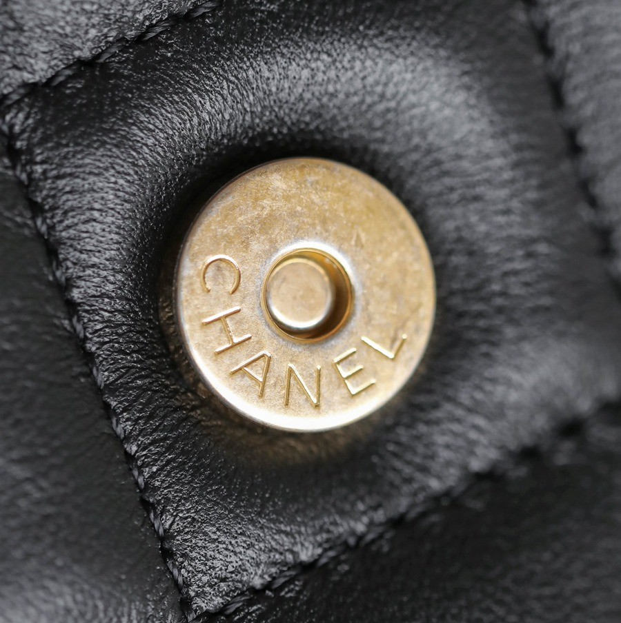 24c早春 大logo橫款購物袋 黑色_12