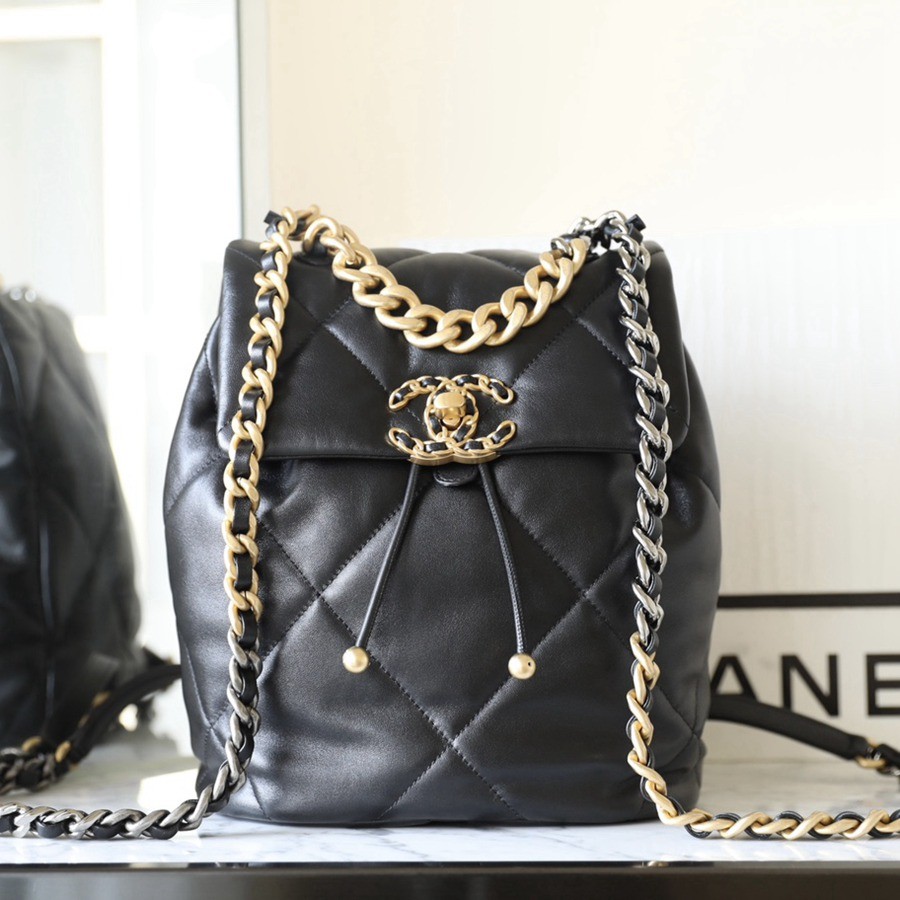 24c早春系列 19系列雙肩包黑色_1