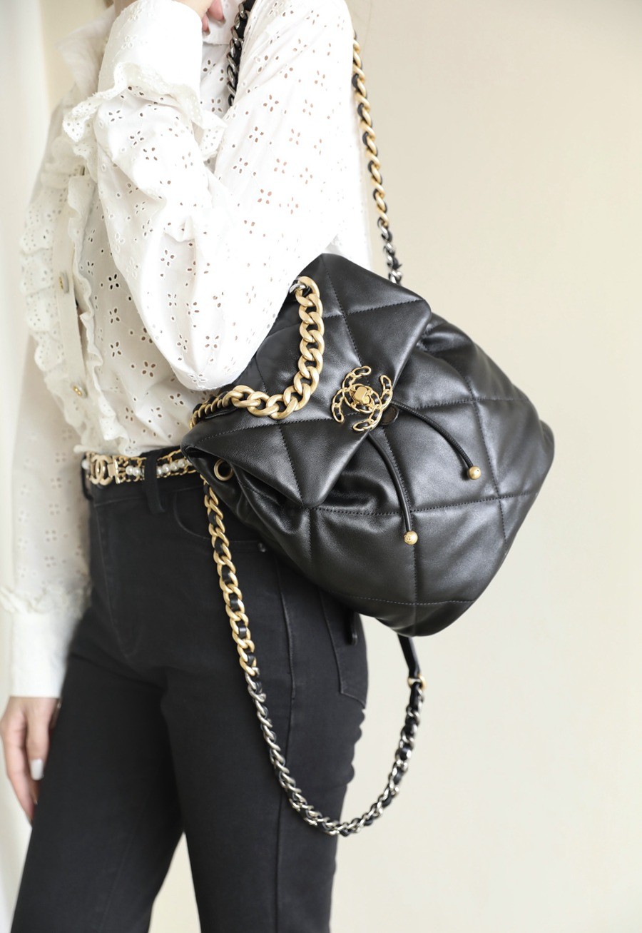 24c早春系列 19系列雙肩包黑色_14